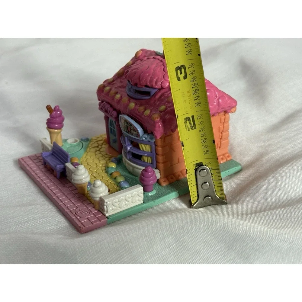 VTG 1995 Polly Pocket Bluebird Ice Cream Parlor Scented Playset No Figures